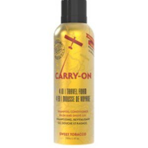Sweet Tobacco Carry-On- 4 In 1 Travel Foam 3.4oz